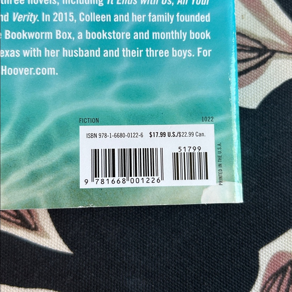 It Starts With Us by Colleen Hoover Atlas’s Story Paperback Book - Picture 4 of 4